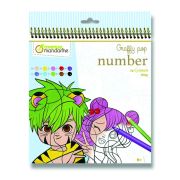 Omaľovánka AVM Graffy Number Manga