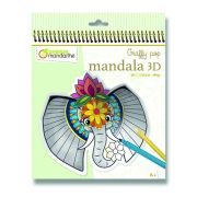 Omaľovánka AVM Graffy Pop Mandala 3D Zvieratká savany