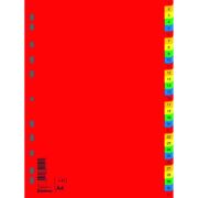 Rozdružovač A4 plast. DONAU 1-31 farebný